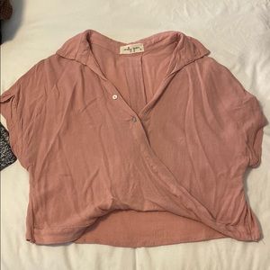 Pink blouse